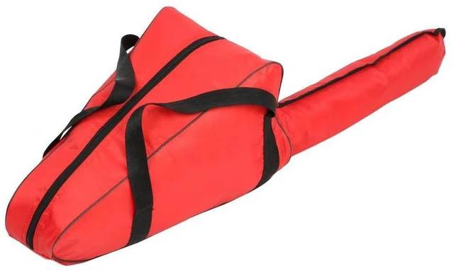 Alt view image 5 of 7 - Chainsaw Bag, Heavy-Duty Oxford Carrying Case, Portable Tool Holder, Chain Saw Carry Bag (20 inch - Red)