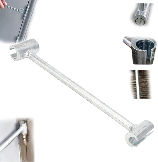 Alt view image 4 of 7 - Hinges Adjusting Wrench, 14mm and 19mm Double End Door Hinge Repair Spanner, Alloy Steel Door Hinge Adjustment Hinge Bender Hinge Wrench for Door Hinge Repair
