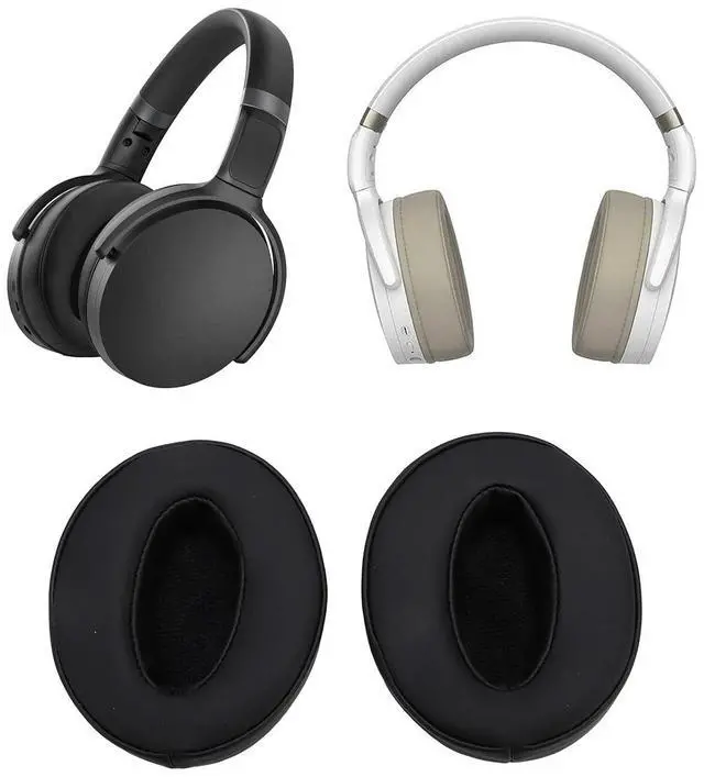 Main image of Replacement Earpads for HD 4.50BT NC, 2 Pack Premium Protein Leather Ear Cushions with Memory Foam, Noise Isolation Replacement Ear Pads for HD 4.40BT / HD 458BT (Black)