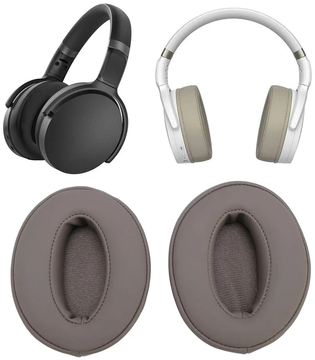 Alt view image 3 of 7 - Replacement Ear Pads Ear Muffs Earpads for HD 4.50BT HD 4.50BTNC .50SE Headphones with High Density Memory Foam Protein Leather Cushion (Brown)