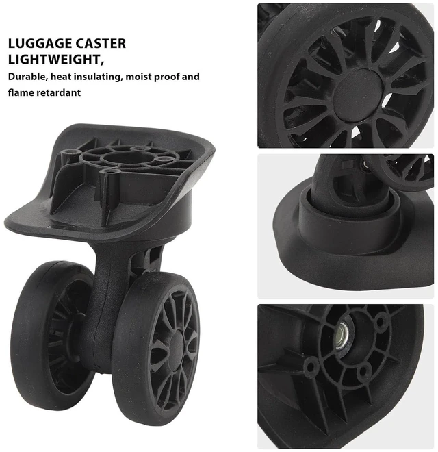 Alt view image 4 of 7 - Universal Luggage Caster, Lightweight Replacement Wheel for Travel Suitcase with Easy Installation, Suitable for Repairing, po9bwh6zaf