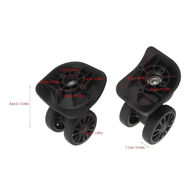 Alt view image 5 of 7 - Universal Luggage Caster, Lightweight Replacement Wheel for Travel Suitcase with Easy Installation, Suitable for Repairing, po9bwh6zaf