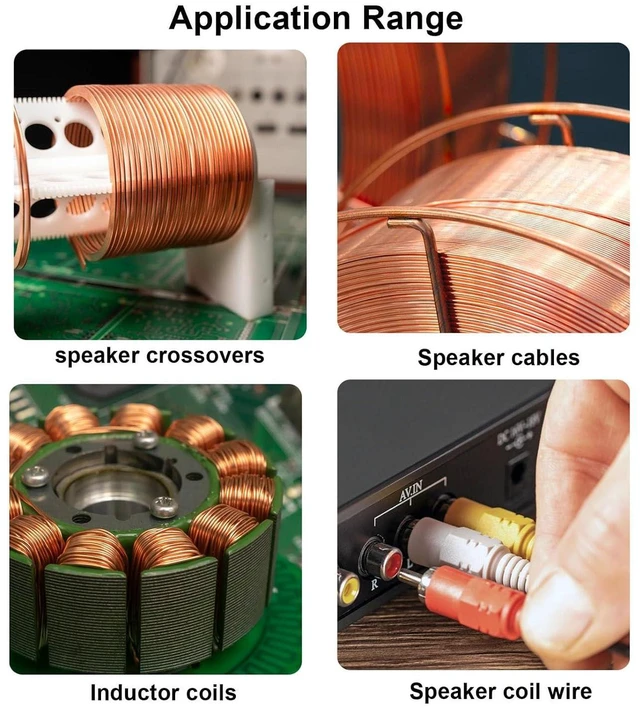 Alt view image 4 of 7 - 20pcs 39mm Empty Spools, Plastic Wire Bobbin for Chain, Crochet Threads Wires Cords Organizer, Speaker Coil Spools for Speaker Frequency Divider Wire Inductor Coil