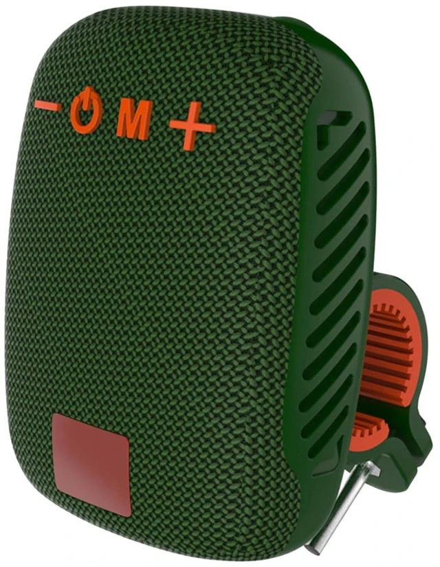 Alt view image 3 of 7 - Portable Bluetooth Speaker for Bike, TG392 IPX5 Travel Outdoor Speaker with Mount, Built in FM Radio, Stereo Handlebar Speaker for Electric Scooters (Green)