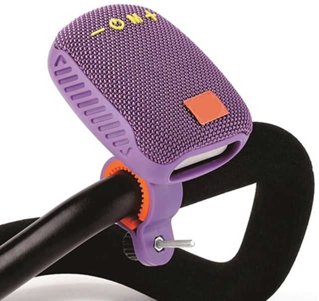 Alt view image 4 of 7 - Portable Bluetooth Speaker for Bike, TG392 IPX5 Travel Outdoor Speaker with Mount, Built in FM Radio, Stereo Handlebar Speaker for Electric Scooters