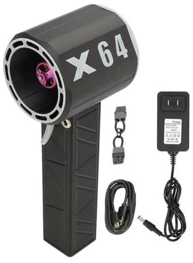 Alt view image 7 of 7 - Dry Blower, 1400g Thrust Electric Air Duster with Stepless Adjustable Speed Control, 64mm Brushless Motor Handheld Mini Fan Blower for Computer Keyboard Outdoors Car