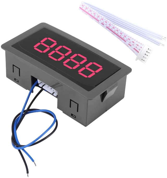 Alt view image 6 of 7 - Digital LED Counter, Exquisite Workmanship Superior Performance Digital Counter Good Stability for Measurement (Red)
