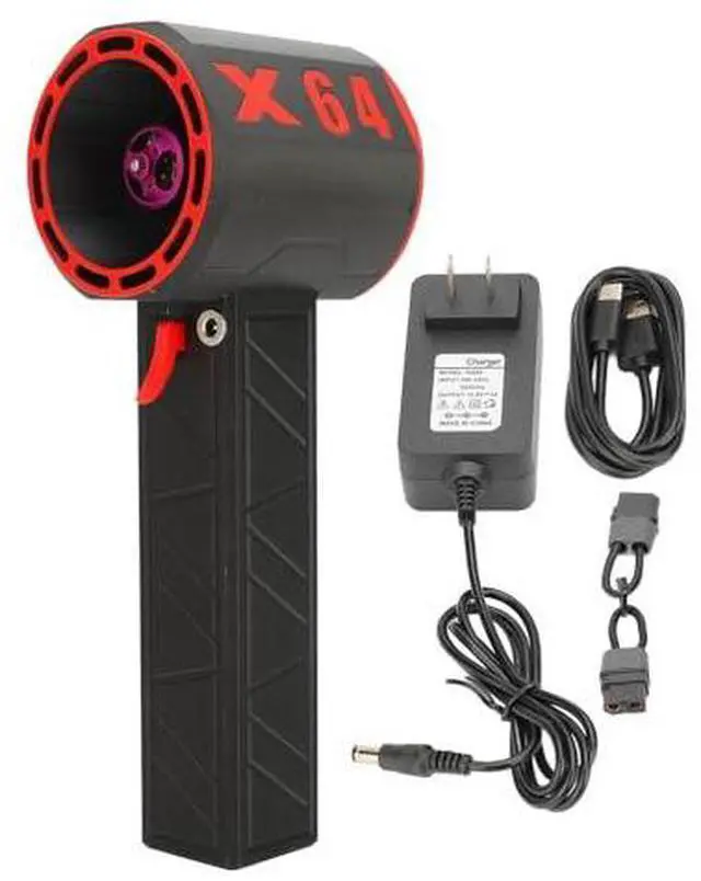Alt view image 7 of 7 - Dry Blower, 1400g Thrust Electric Air Duster with Stepless Adjustable Speed Control, 64mm Brushless Motor 11 Blade Handheld Fan Blower for Computer Keyboard Outdoors