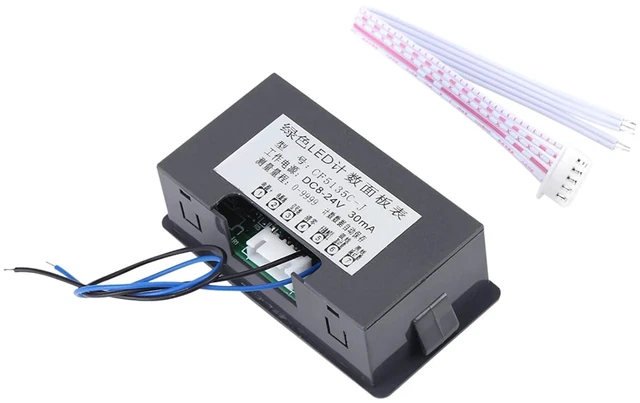 Alt view image 4 of 7 - Digital LED Counter, Exquisite Workmanship Superior Performance Digital Counter Good Stability for Measurement (Green)