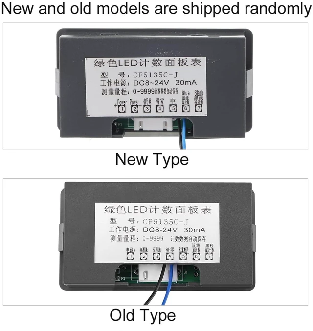 Alt view image 7 of 7 - Digital LED Counter, Exquisite Workmanship Superior Performance Digital Counter Good Stability for Measurement (Green)