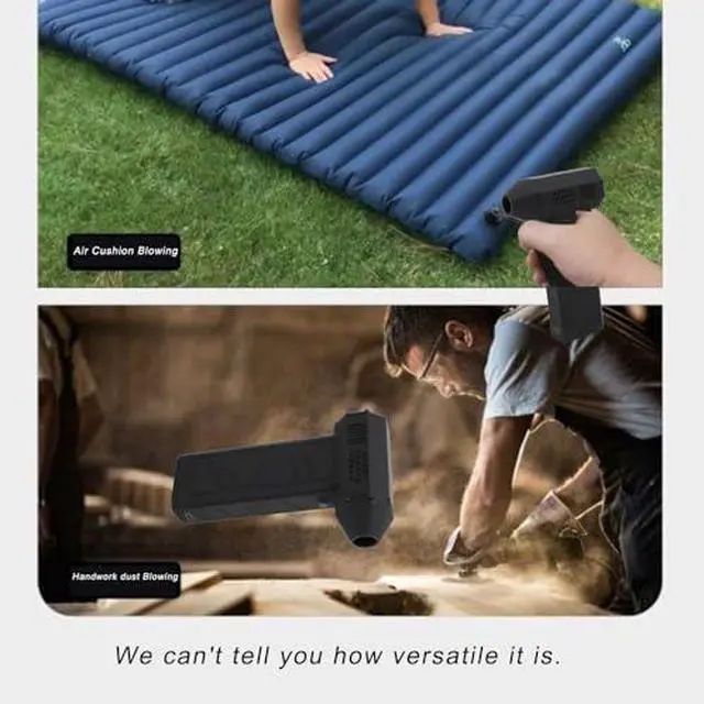Alt view image 4 of 7 - Jet Blower, 300000RPM Portable Type C Fast Charging Electric, Speed Adjustable, 16000mAh Battery, for Car Computer Keyboard Outdoor