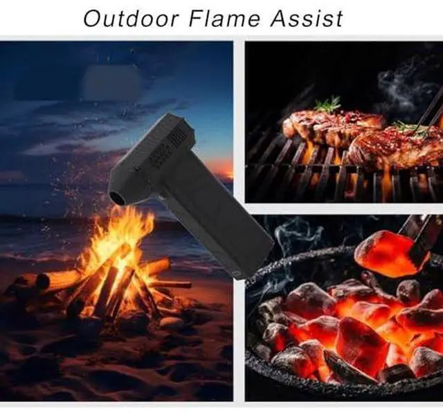 Alt view image 6 of 7 - Jet Blower, 300000RPM Portable Type C Fast Charging Electric, Speed Adjustable, 16000mAh Battery, for Car Computer Keyboard Outdoor