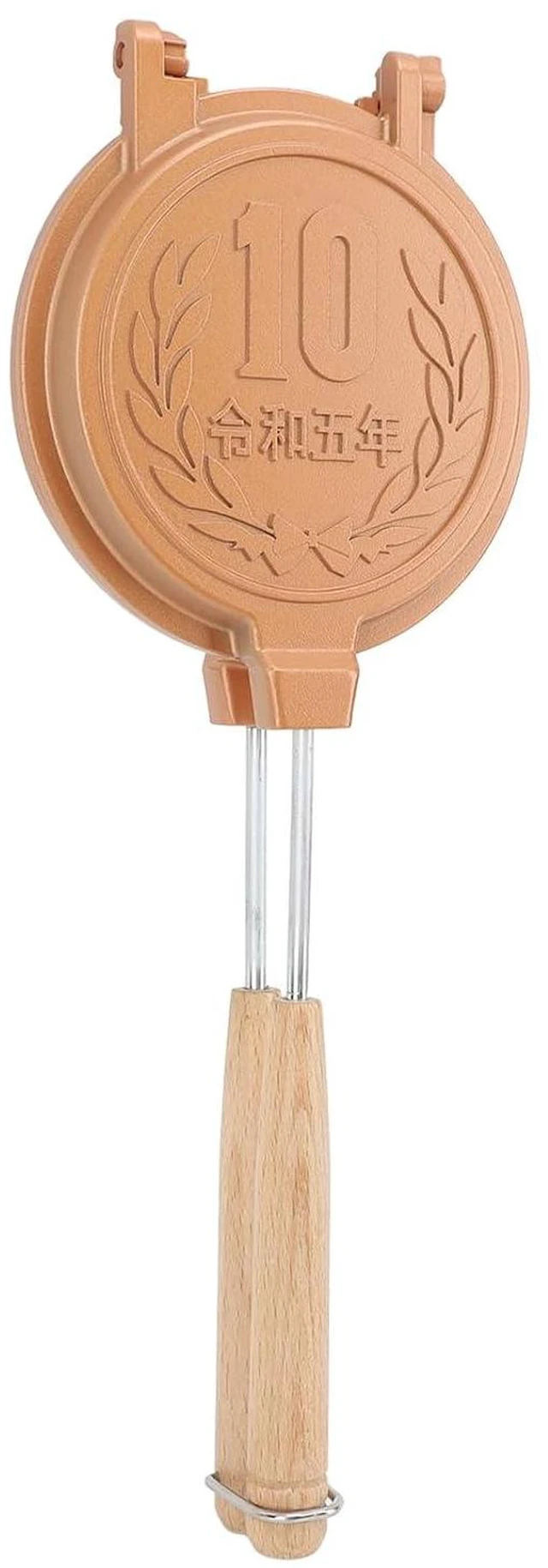 Main image of Hot Sandwich Maker, Waffle Maker Hot Dog Toaster Double Sided Sandwich Baking Pan with Long Handle, Grilled Cheese Maker Nonstick Sandwich Maker Flip Grill Pan for Breakfast