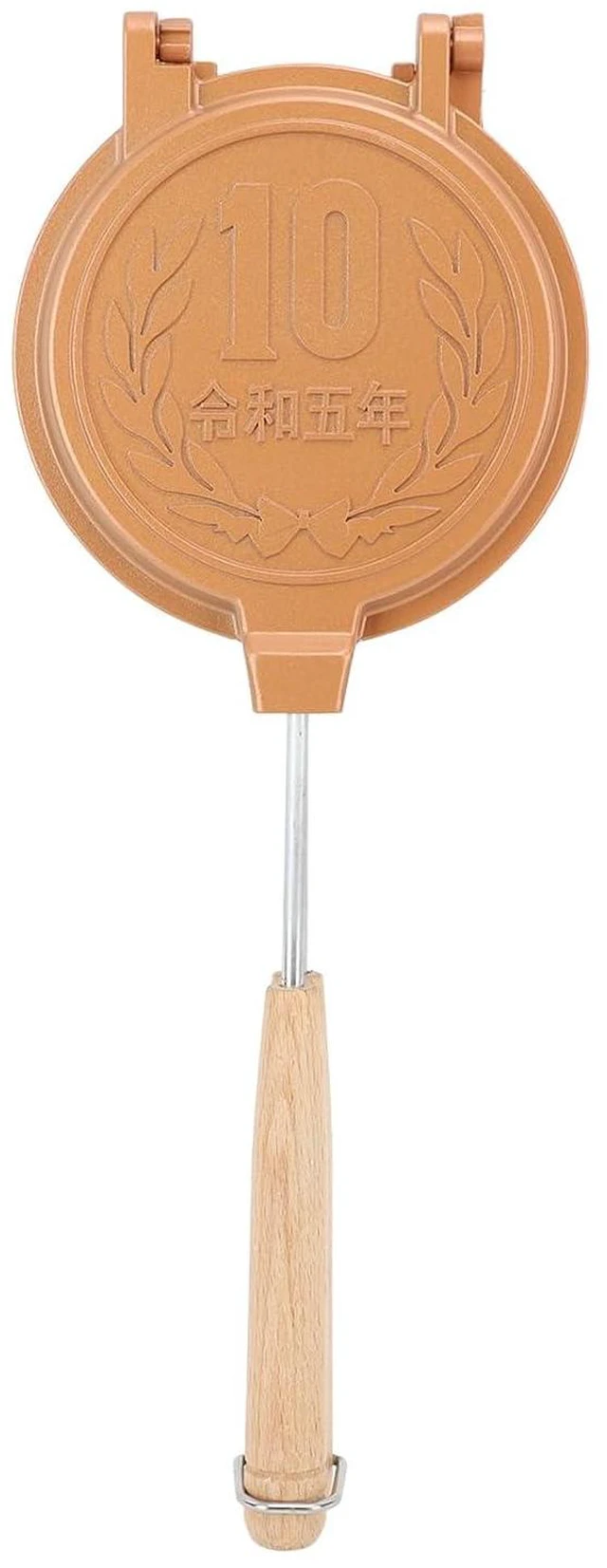 Alt view image 7 of 7 - Hot Sandwich Maker, Waffle Maker Hot Dog Toaster Double Sided Sandwich Baking Pan with Long Handle, Grilled Cheese Maker Nonstick Sandwich Maker Flip Grill Pan for Breakfast
