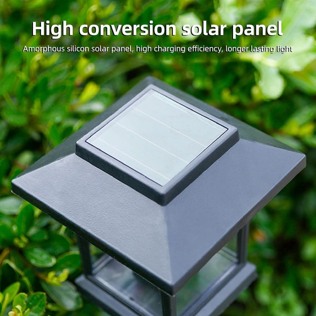 Alt view image 2 of 7 - Solar Pathway Lights, 2PCS LED Light Sensor, IP44 Solar Powered Outdoor Light for Garden Yard Walkway Landscape Decor