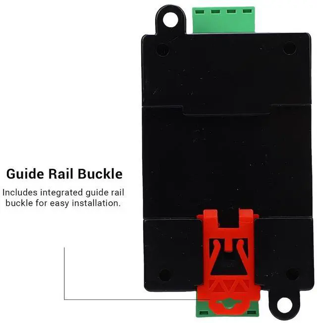 Alt view image 3 of 7 - DC to DC Power Converter 24-60V to 12V, 85% Efficiency, Non Isolated, Internal Protections, Terminal Block, Guide Rail Mount Buckle, ABS Material, 4.8W-12W, Approx. 90A