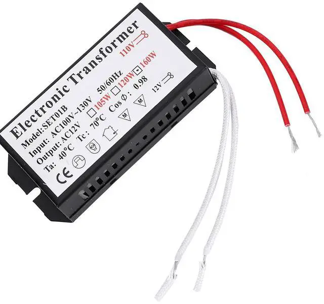 Alt view image 5 of 7 - Full Power No Noise Electronic Transformer, Voltage Converter, Large Allowance Stable for Transformer (160W)