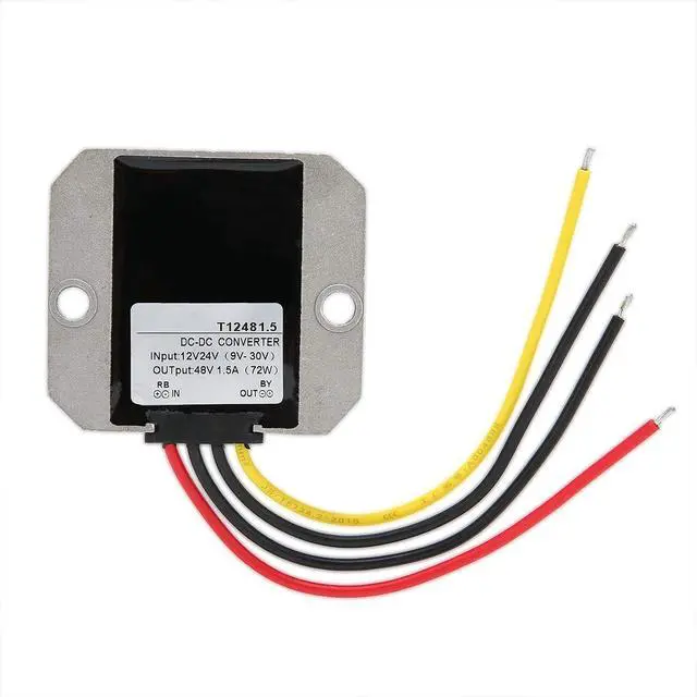 Alt view image 4 of 7 - Step Up Converter, 48V Power Regulator Organic Gel for Printers for Network Equipment for Surveillance Cameras