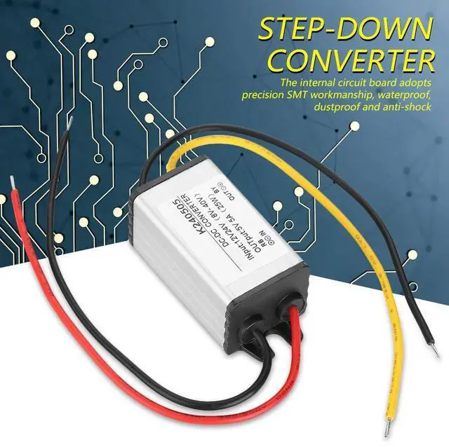 Alt view image 4 of 6 - Converter, 12V Power Converter, DC Converter for Car LED Screen Fan Motor