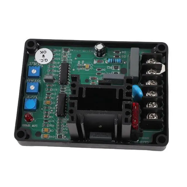 Alt view image 7 of 7 - Voltage Regulator, with Low Speed Function Adjustable Voltage Range Generator Voltage Regulator, Genset Laboratory for Generator Home