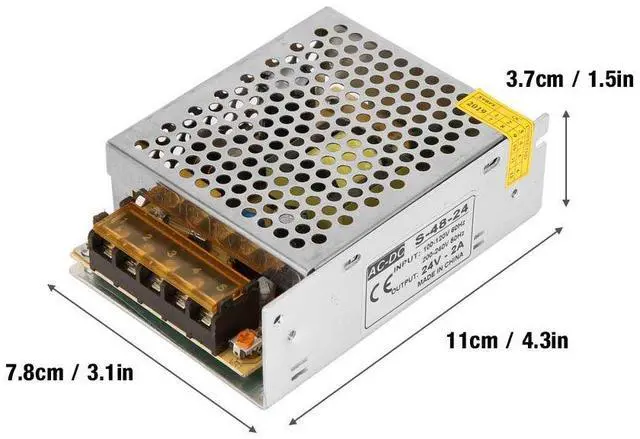 Alt view image 3 of 6 - Switching Power Supply, Switching Mode Converter Switching Converter Voltage Converter Power Supply, for LED for Security Monitoring