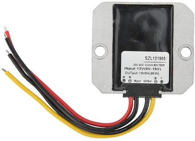 Main image of Boost Converter, IP67 DC 19V 5A Output Voltage Regulator Wide Application DC 9-16V Input Overload for LED