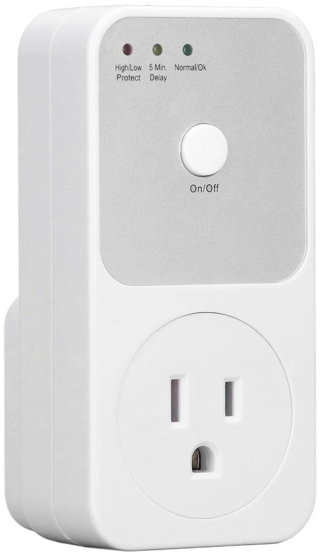 Main image of Voltage Protector, Power Protector Outlet, Voltage Regulator, 120V Multi Function Plug with Wall Mount Power for TV PC Refrigerator Home Appliance
