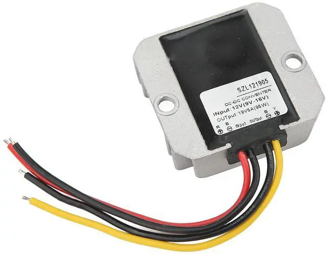 Alt view image 5 of 7 - Boost Converter, IP67 DC 19V 5A Output Voltage Regulator Wide Application DC 9-16V Input Overload for LED