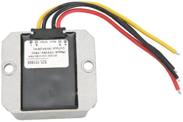 Alt view image 7 of 7 - Boost Converter, IP67 DC 19V 5A Output Voltage Regulator Wide Application DC 9-16V Input Overload for LED