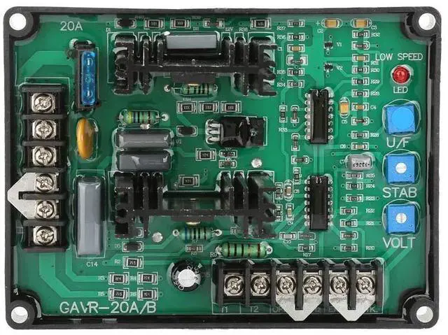 Alt view image 6 of 7 - Automatic Voltage RegulatorGAVR-20A Universal AVR Generator Automatic Voltage Regulator ModuleSuitable for Single Phase and Three Phases