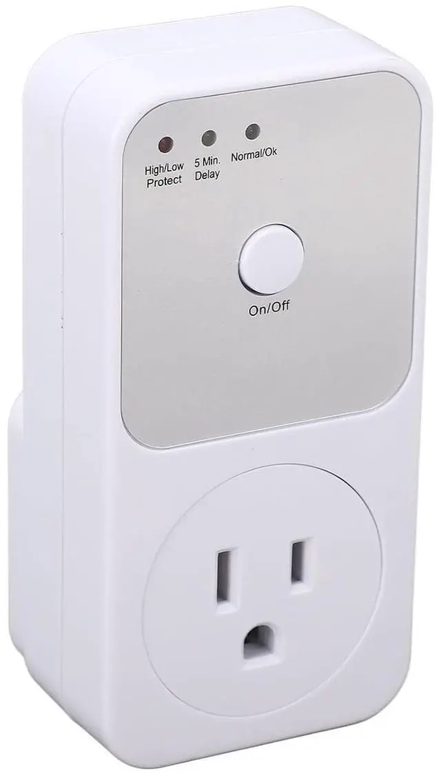 Main image of Voltage Protector, Power Protector Outlet, Refrigerator Voltage Regulator, 120V Multi Function Plug with Wall Mount Power for TV PC Home Appliance