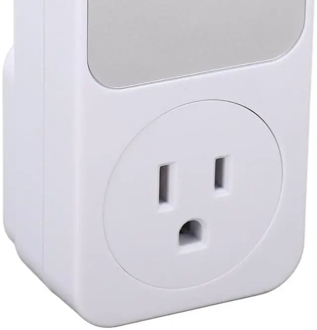 Alt view image 7 of 7 - Voltage Protector, Power Protector Outlet, Refrigerator Voltage Regulator, 120V Multi Function Plug with Wall Mount Power for TV PC Home Appliance