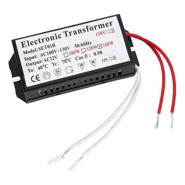 Alt view image 4 of 7 - 110V to 12V Electronic Transformer, Power Electronic Transformer, Voltage Converter Smart Power Supply Driver (160W)