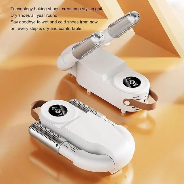 Alt view image 7 of 7 - Automatic Shoe Dryer, Wall Mounted Fast Drying Boot Dryer with Adjustable Angle Timer, Portable Foldable ElectricDryer for Wet Shoes, Sneakers, Travel Home Use (US Plug)