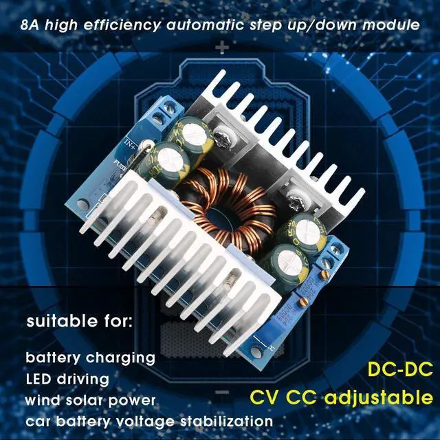Alt view image 3 of 7 - Voltage Converter Module DC 5-30V to 1.25-30V,Automatic Step Up/Down Converter,Boost/Voltage Regulator,Regulated Converter Module,Over Current, Short Circuit, Over Temperature