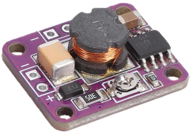 Alt view image 2 of 7 - DC Boost Converter, Step Up Module 3.6-20V Input 150-500V Output, Compact Voltage Boost Converter for Solar Power Projects