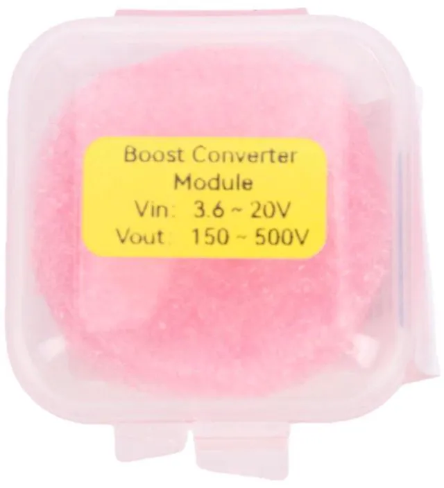 Alt view image 7 of 7 - DC Boost Converter, Step Up Module 3.6-20V Input 150-500V Output, Compact Voltage Boost Converter for Solar Power Projects
