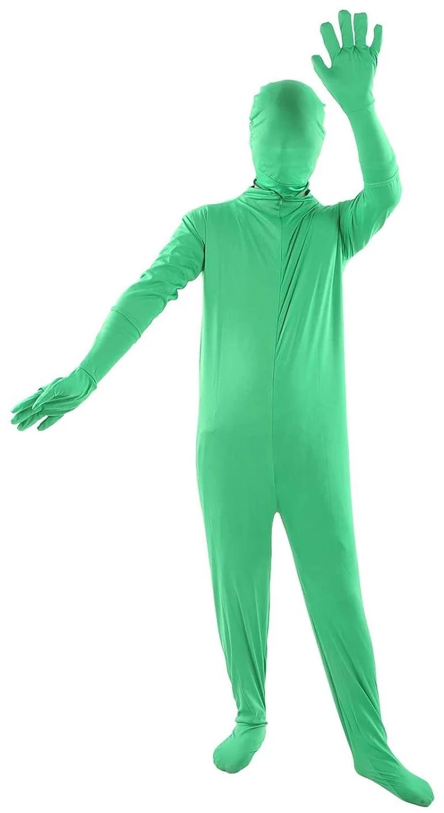 Alt view image 2 of 7 - Film Green Suit, Green Screen Bodysuit, Lightweight, Stretchy, Breathable, Washable, for Live Broadcast, Product Shootings, Film Special Effects (180cm)