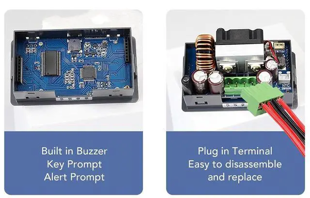 Alt view image 7 of 7 - Adjustable Voltage Regulator, XY-6506 12-72V DC Voltage Regulator Power Supply, 65V 6A 390W Output, DC Converter Voltage Regulator with LED Display, MPPT Solar Charging