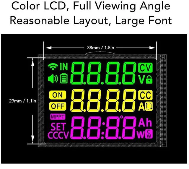 Alt view image 6 of 7 - Adjustable Voltage Regulator, XY-6506 12-72V DC Voltage Regulator Power Supply, 65V 6A 390W Output, DC Converter Voltage Regulator with LED Display, MPPT Solar Charging
