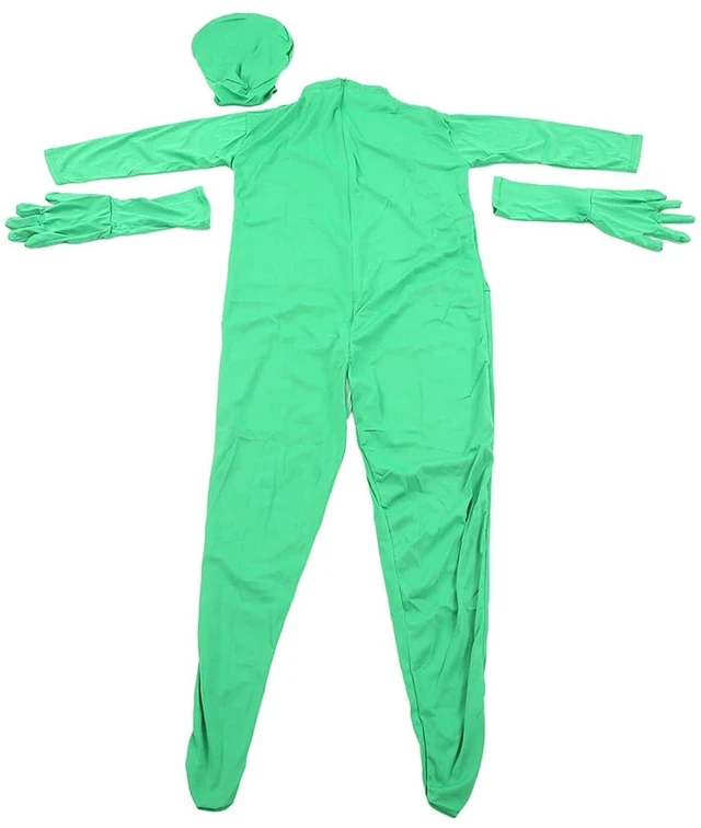 Alt view image 5 of 7 - Film Green Suit, Green Screen Bodysuit, Lightweight, Stretchy, Breathable, Washable, for Live Broadcast, Product Shootings, Film Special Effects (180cm)
