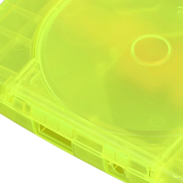 Alt view image 7 of 7 - Translucent Retro Console Case for PS1 with Complete Kit, Lightweight and Portable Console Case Replacement Compatible with SCPH 001 SCPH 101 SCPH 102 SCPH 103 All Versions (Green)