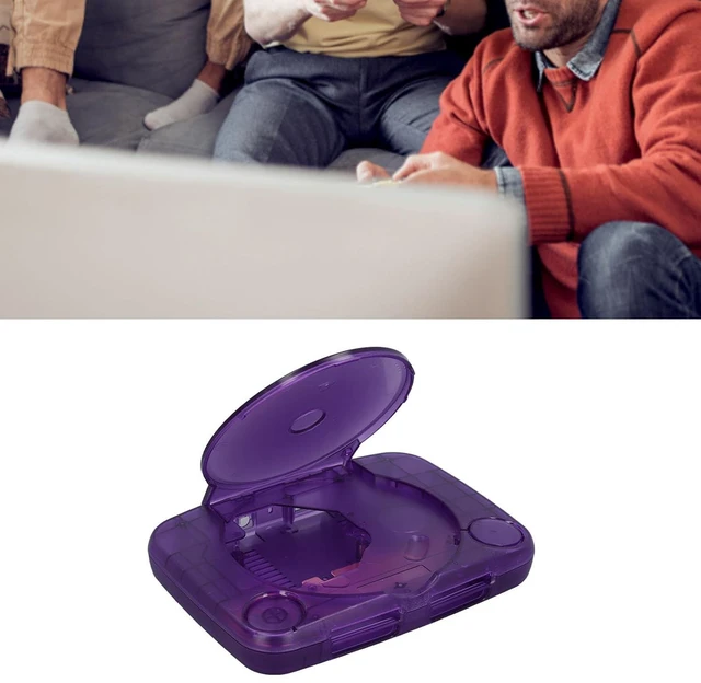 Alt view image 4 of 7 - Translucent Retro Console Case for PS1 with Complete Kit, Lightweight and Portable Console Case Replacement Compatible with SCPH 001 SCPH 101 SCPH 102 SCPH 103 All Versions