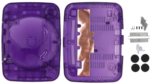 Alt view image 7 of 7 - Translucent Retro Console Case for PS1 with Complete Kit, Lightweight and Portable Console Case Replacement Compatible with SCPH 001 SCPH 101 SCPH 102 SCPH 103 All Versions