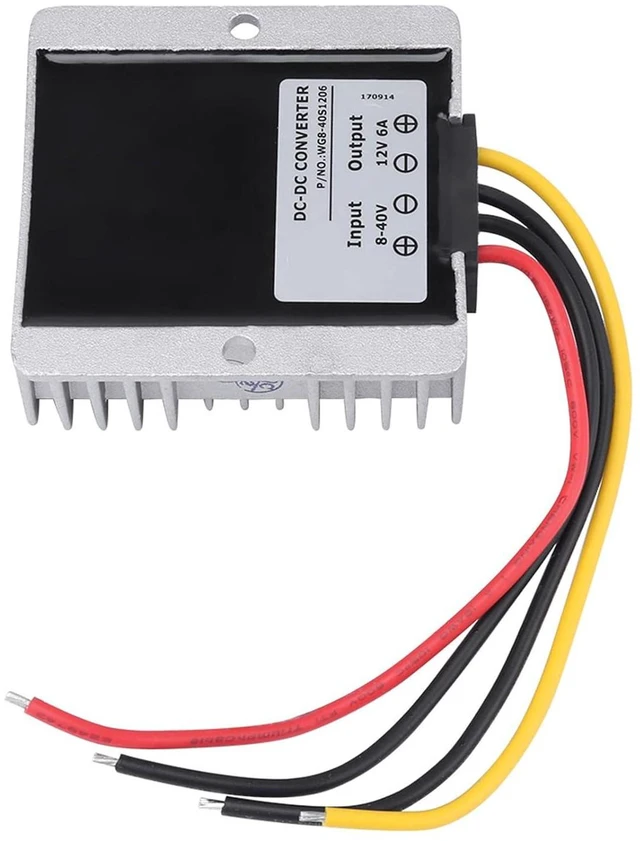 Alt view image 5 of 6 - Aluminum Alloy Housing Boost Module, Power StepDown Module, Ip68 Vibration for Converting 8V~40Vdc to 12Vdc Over Current