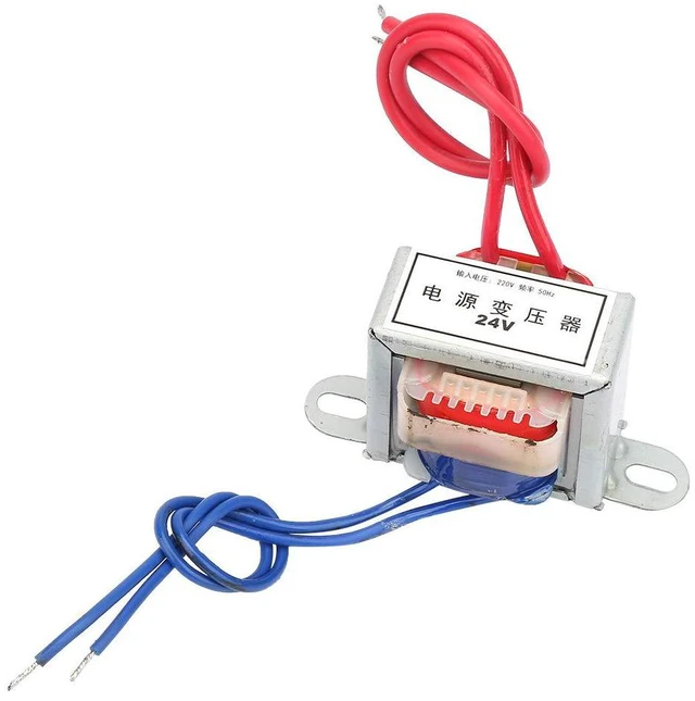 Alt view image 5 of 7 - Power Transformer, Full Copper Wire EI Single Power Transformer, Power Supply for Medium and Low Voltage Equipment Industrial Supplies Transformer (24V)
