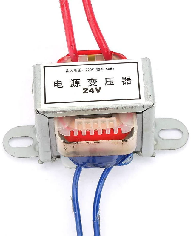 Main image of Power Transformer, Full Copper Wire EI Single Power Transformer, Power Supply for Medium and Low Voltage Equipment Industrial Supplies Transformer (24V)