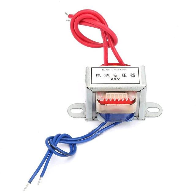 Alt view image 7 of 7 - Power Transformer, Full Copper Wire EI Single Power Transformer, Power Supply for Medium and Low Voltage Equipment Industrial Supplies Transformer (24V)