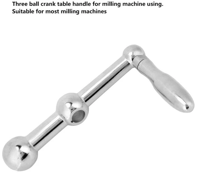 Alt view image 5 of 7 - Ball Crank Handle,16mm Inner Hole Diameter,D26 Milling Machine Ball Table Handle,Replace Handle for Most milling Machines
