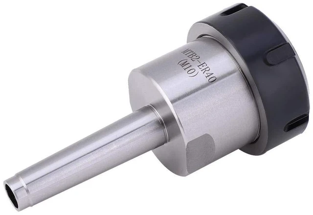 Alt view image 4 of 7 - ER40 M10 Collet Chuck HolderMT2 Morse Taper Collet CNC ChuckMorse Taper MT2 Shank Holderfor CNC Lathe